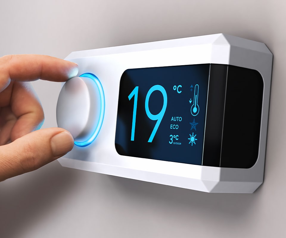 Smart thermostat installed in Hamilton