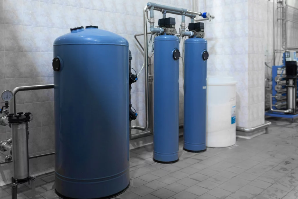 Blue gas water heater