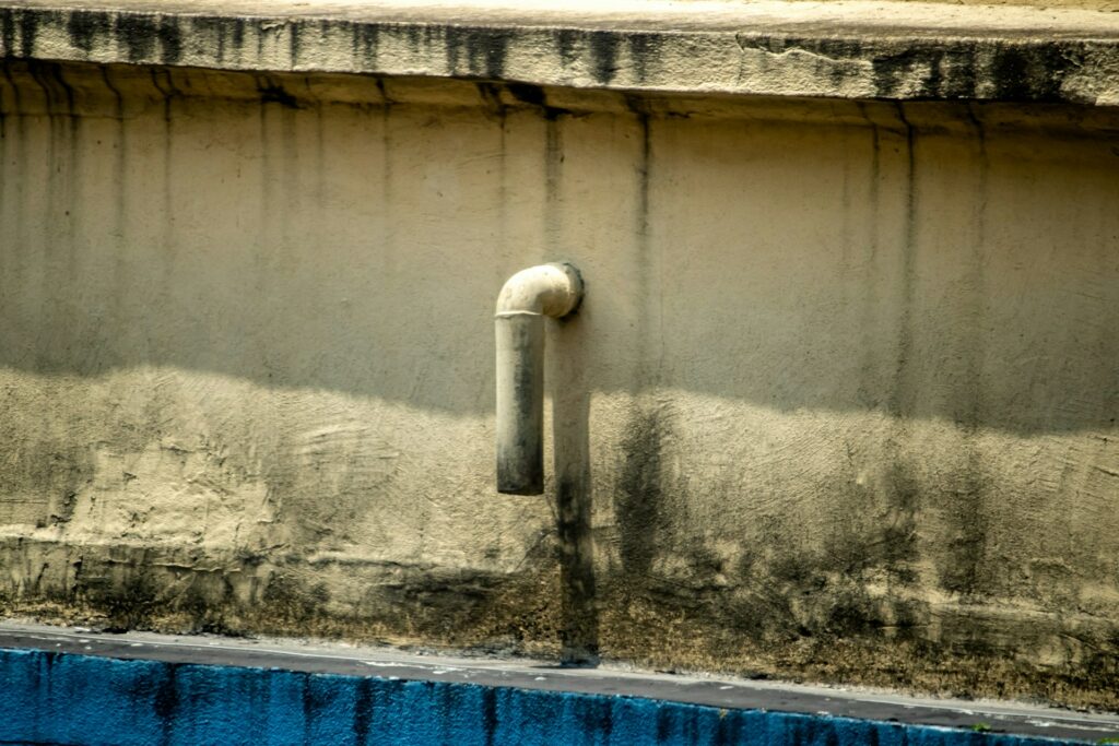 Pipe in the wall