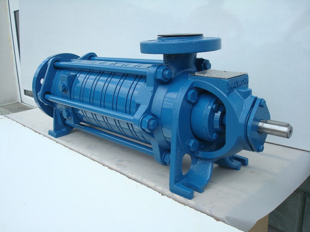 Blue water pump